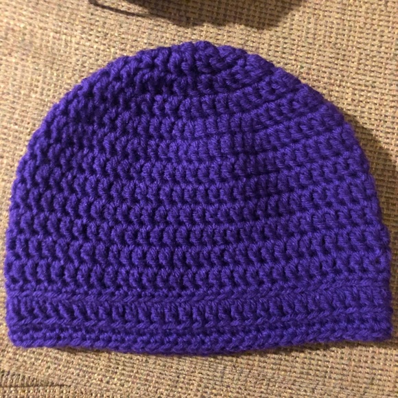 Crocheted Cap - Amethyst (purple) - Picture 5 of 12